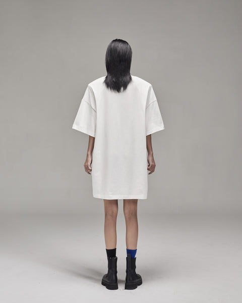 NOIZ N1DR2 Shoulder Padded T-shirt Dress
