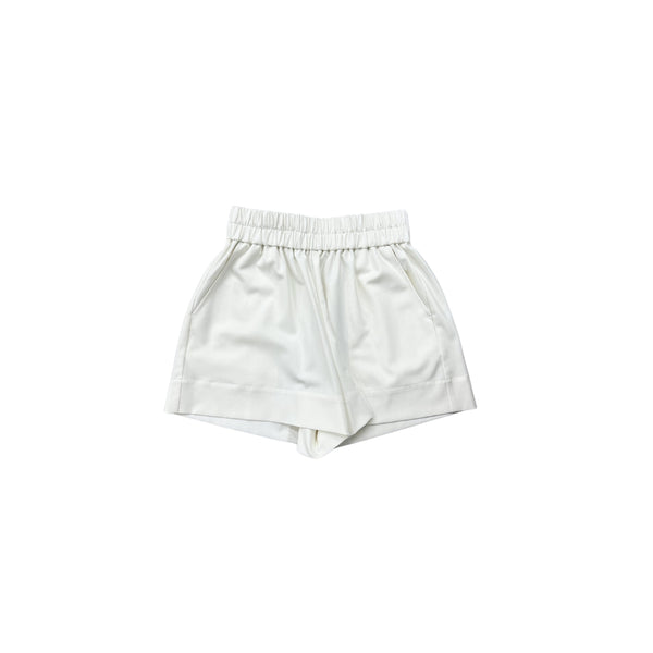 NOIZ N4SP2 High-Waisted Wide Shorts in Rayon Polyester