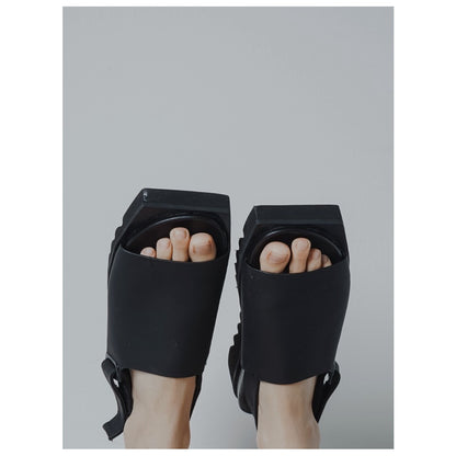 A-JANE Patrick Leather Minimal Sandals